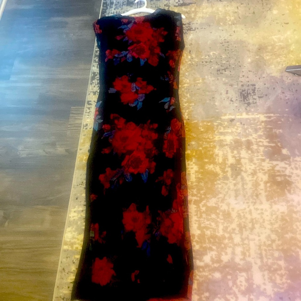 Super sexy dress from Free People.  Slits down both sides and very flattering